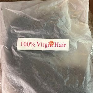100% virgin hair 18in lace wig